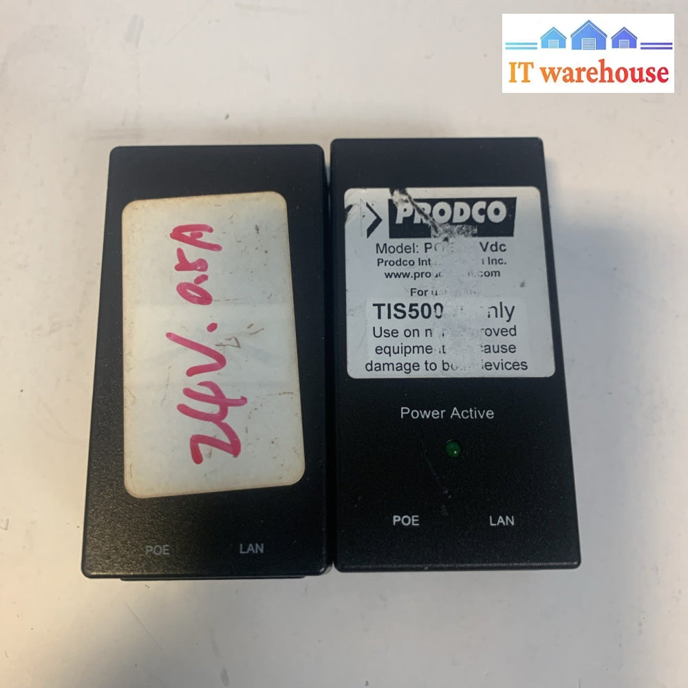 Lot of 2 Ubiquiti Networks Carrier PoE Adapter UBI-POE-15-8
