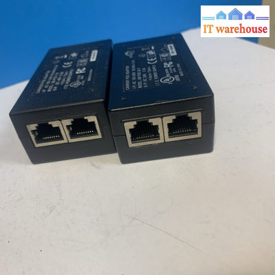 Lot of 2 Ubiquiti Networks Carrier PoE Adapter UBI-POE-15-8