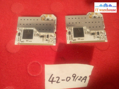 - LOT OF 2  Ubiquiti   SR5  SR5D  Mini PCI Card