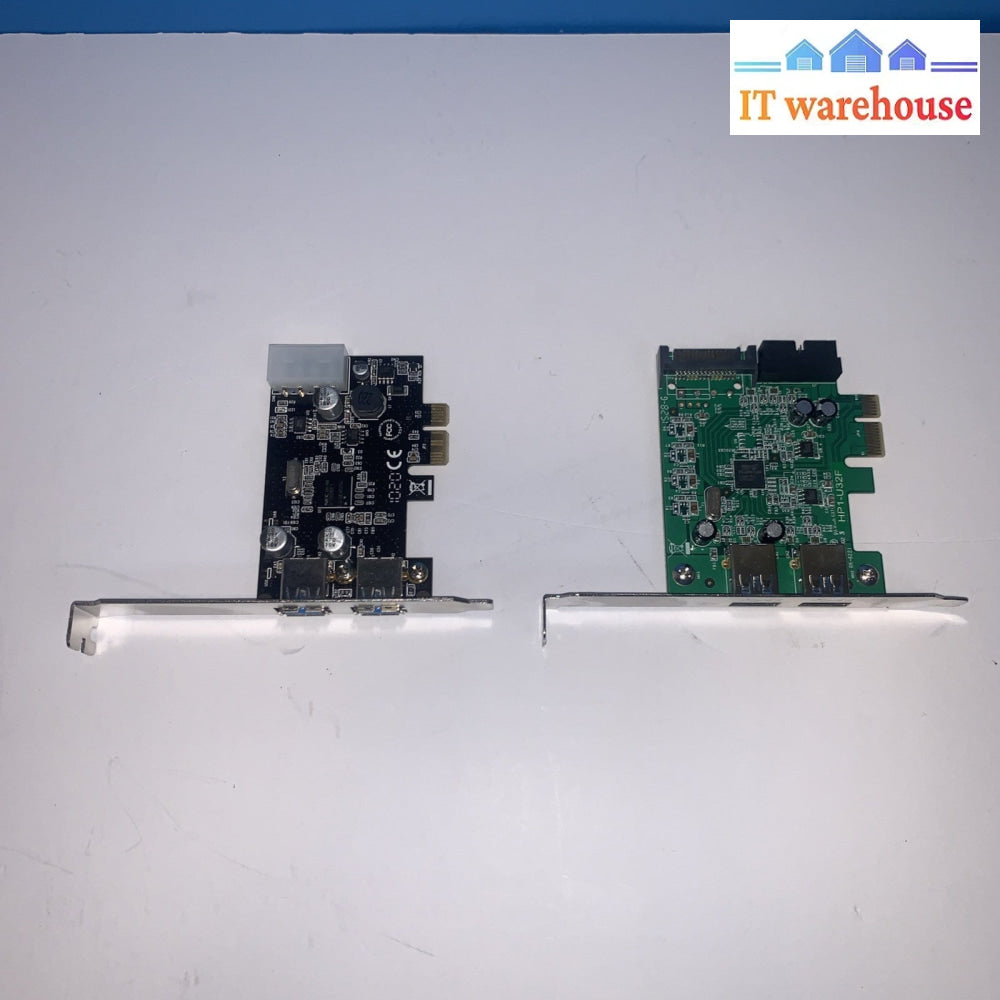 Lot of 2 USB 3.0 PCIE card 2-port