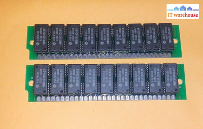 Lot Of 2 Vintage Memory 4Mx9-80 80Ns Ram