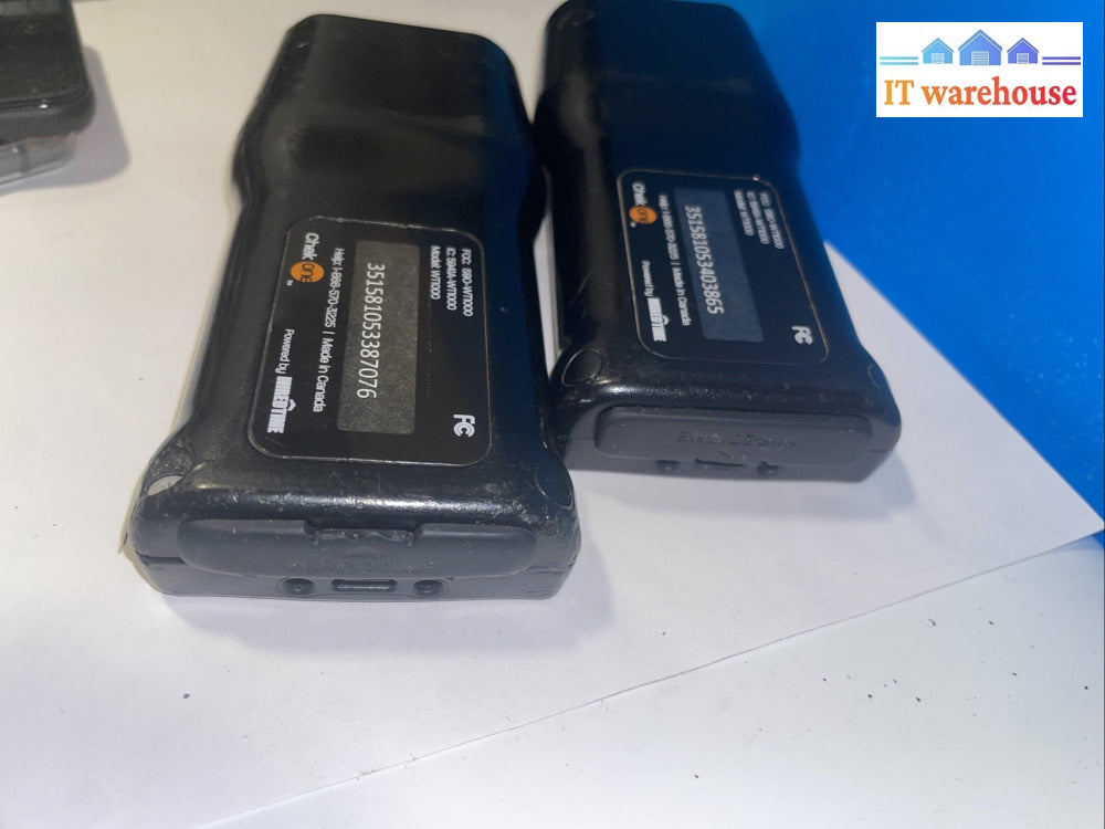 Lot of 2 Wiredtime Checkone scanner