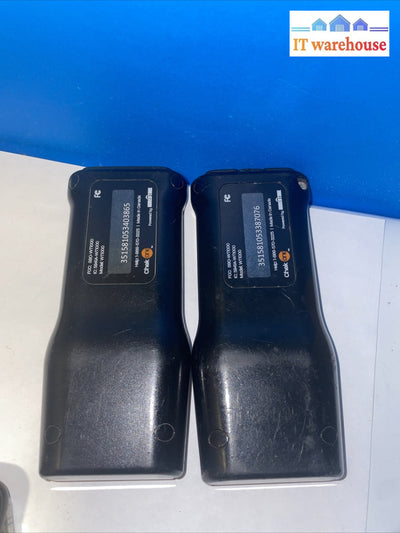 Lot of 2 Wiredtime Checkone scanner
