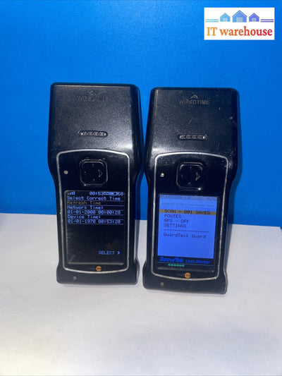 Lot of 2 Wiredtime Checkone scanner
