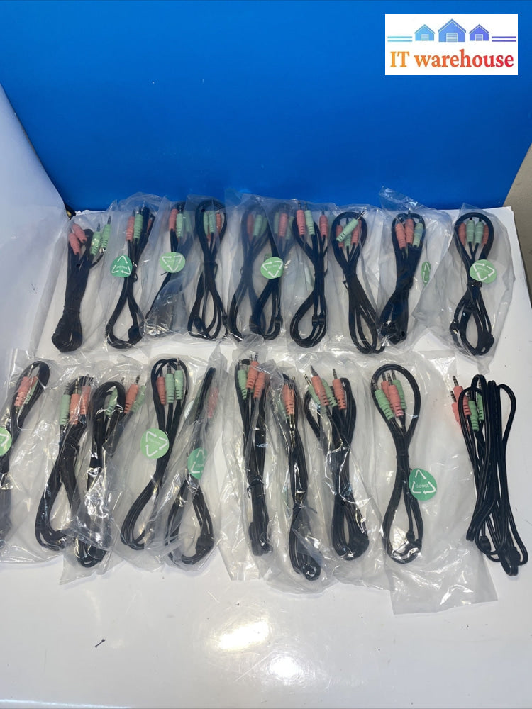 Lot of 20  audio cable 1.8m