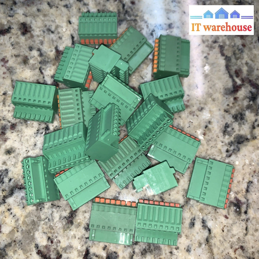 Lot of 20 Pluggable 8-Pin 5.08mm Spring Terminal Block Connector PLC Industrial