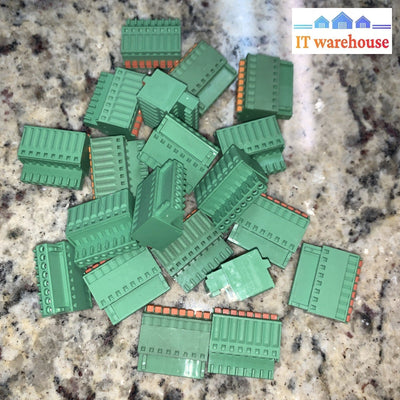 Lot of 20 Pluggable 8-Pin 5.08mm Spring Terminal Block Connector PLC Industrial