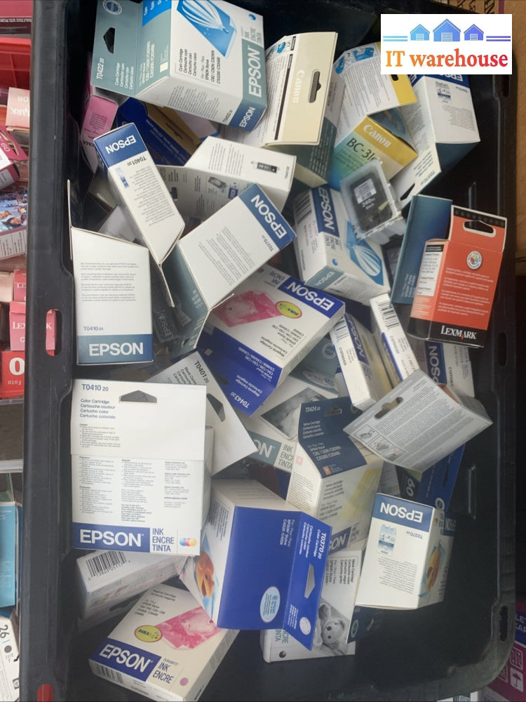 Lot Of 200 Genuine Printer Ink Cartridges (expired)