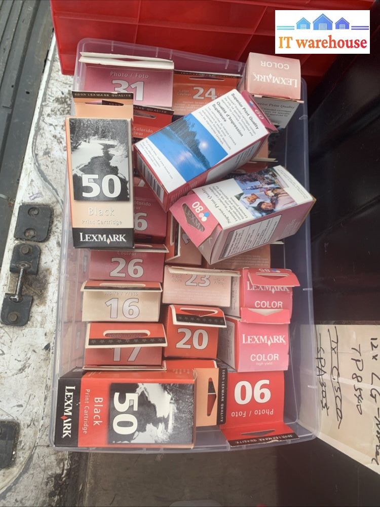 Lot Of 200 Genuine Printer Ink Cartridges (expired)