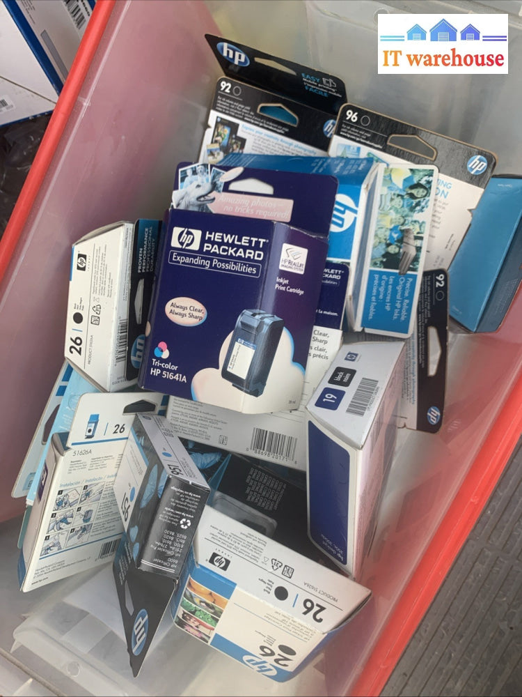 Lot Of 200 Genuine Printer Ink Cartridges (expired)