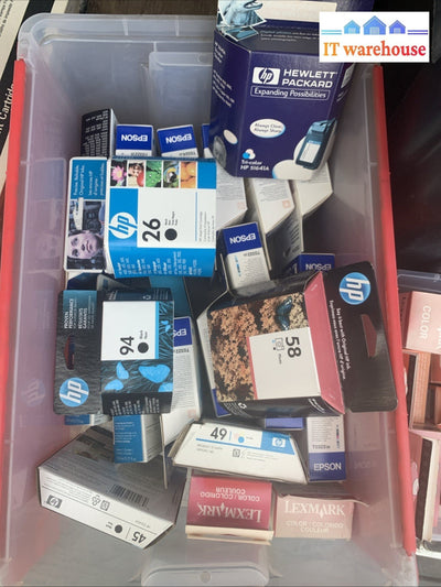 Lot Of 200 Genuine Printer Ink Cartridges (expired)