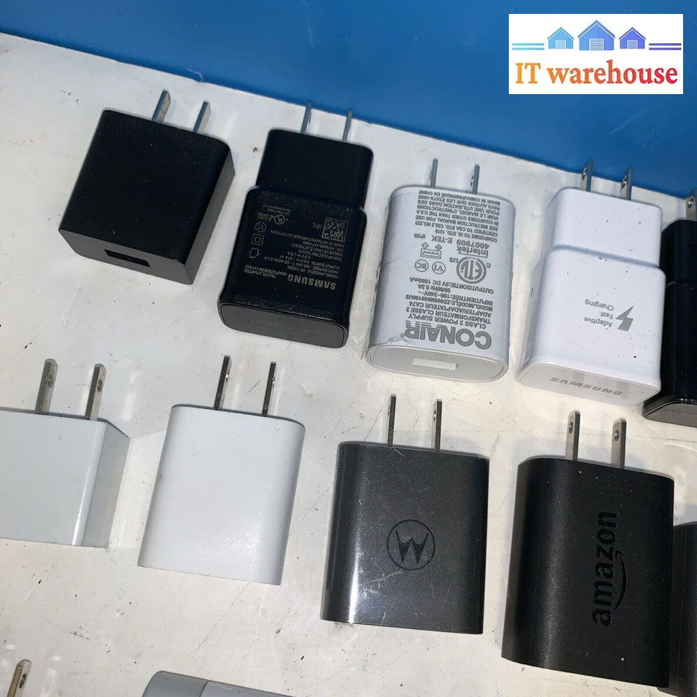 Lot Of 22 Usb Or Type C Power Adapter 5V