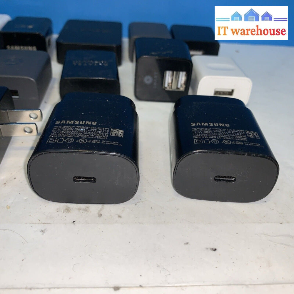 Lot Of 22 Usb Or Type C Power Adapter 5V