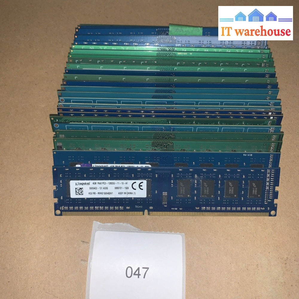 Lot Of 26 4GB DDR3 pC3 Desktop Non-ECC Memory Ram