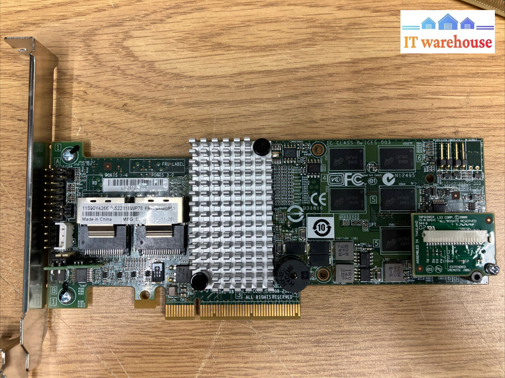 ~ Lot Of 2X 46M0851 Ibm Serveraid Sas/Sata Controller. No Battery