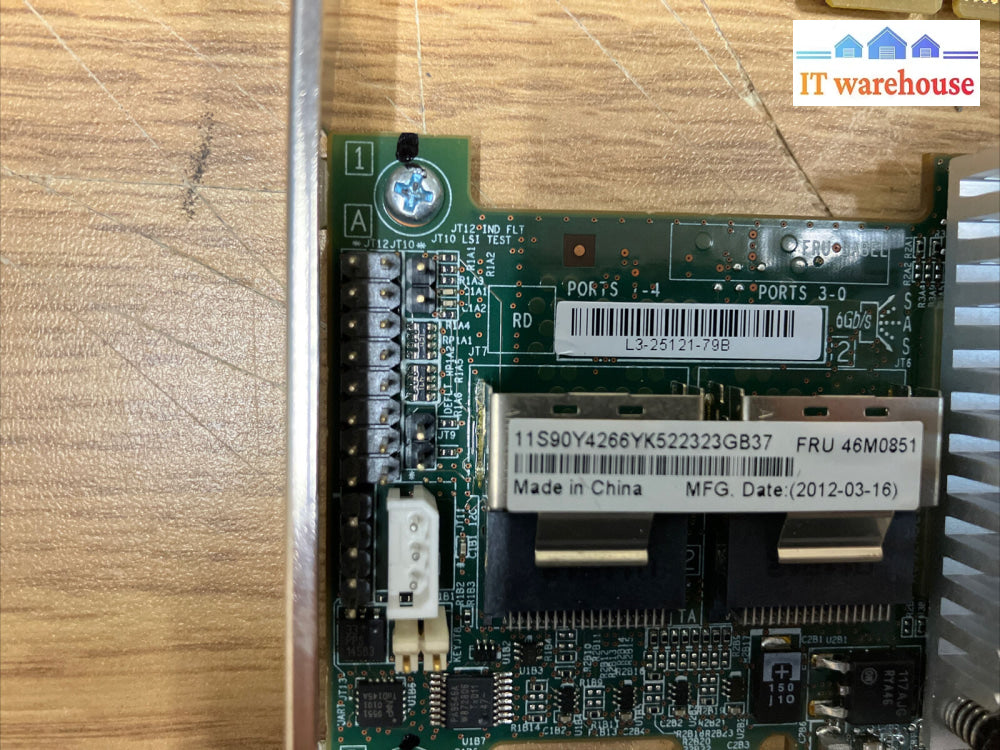 ~ Lot Of 2X 46M0851 Ibm Serveraid Sas/Sata Controller. No Battery