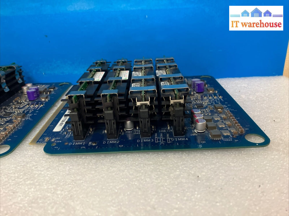 ~ (Lot Of 2X) Apple Mac Pro A1186 D37706-501 630-7667 Ram Riser Boards 4Gb + 8Gb