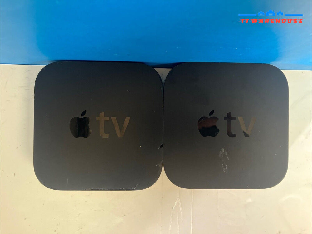 (Lot of 2x) Apple TV Media Streamer Model A1427, No Remote Control ~