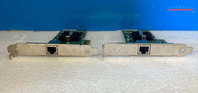(Lot of 2x) Dell D29084 1-Port PCI-E Server Network LAN Card D33745 PN 0U3867 ~