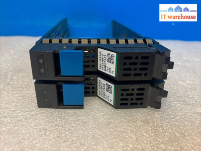 (Lot of 2x) Hitachi Data Systems 5552789-P SAS 2.5" HDD Caddy W40175Z5 J1R2SS ~