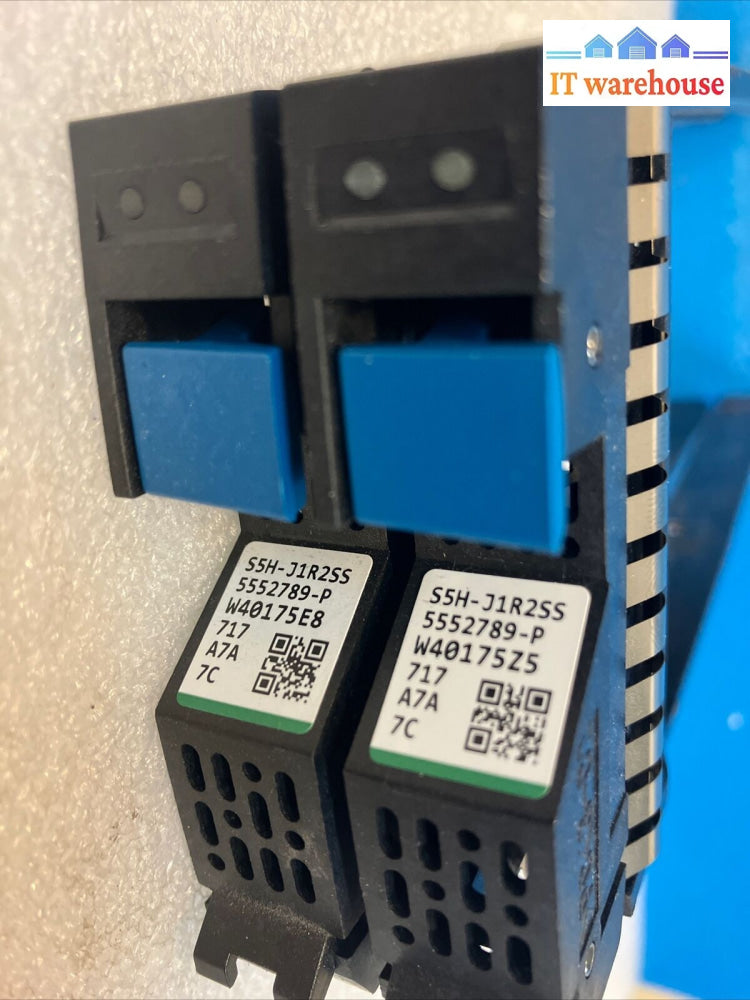 (Lot of 2x) Hitachi Data Systems 5552789-P SAS 2.5" HDD Caddy W40175Z5 J1R2SS ~