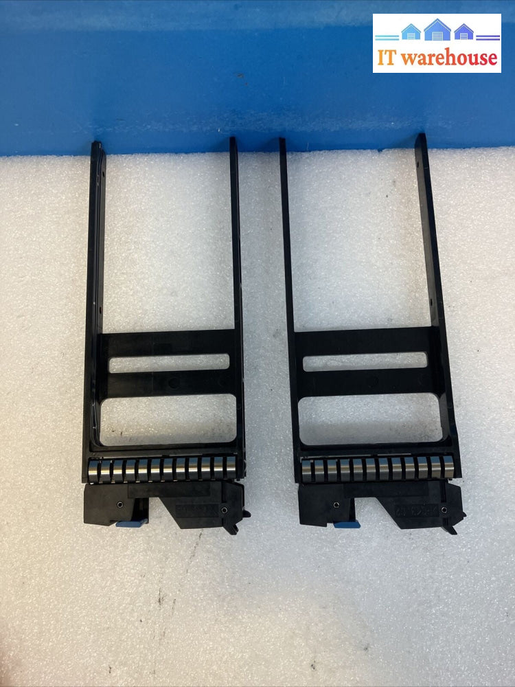 (Lot of 2x) Hitachi Data Systems 5552789-P SAS 2.5" HDD Caddy W40175Z5 J1R2SS ~