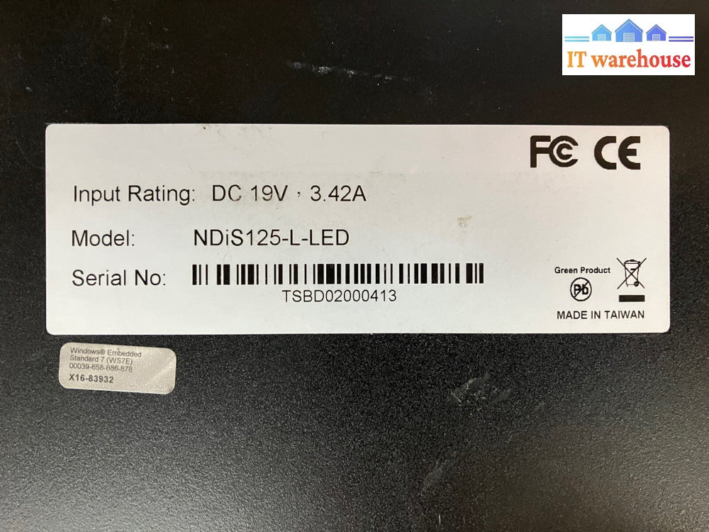 ~ (Lot of 2x) Mood Media NDiS 125-L-LED Embedded PC Fanless Signage Player W/ AC