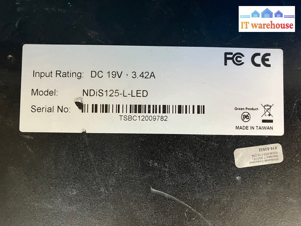 ~ (Lot of 2x) Mood Media NDiS 125-L-LED Embedded PC Fanless Signage Player W/ AC