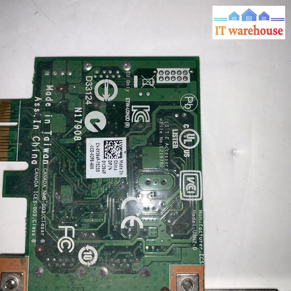 (Lot of 3) 2 Port USB 3.0 and One USB 3.0 19 Pin Internal Header Card