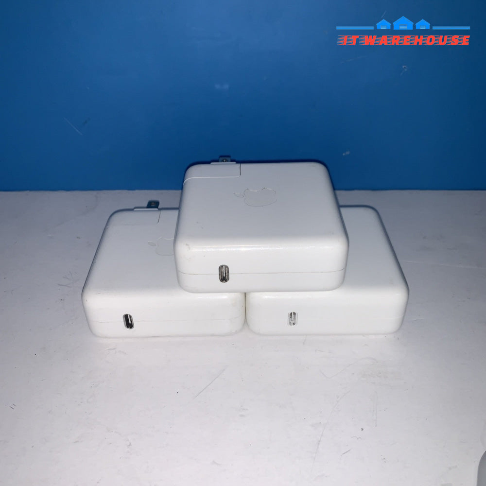 Lot of 3 Apple 61W USB-C Adapter Charger For Apple MacBook Pro 13’’ A1718 only