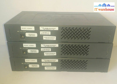 Lot Of 3 Cisco Catalyst 2960 Series Ws-C2960Pd-8Tt-L V02 8-Port Switch (No Ac)