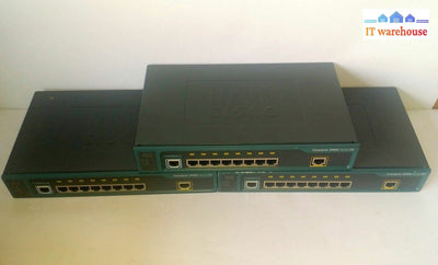 Lot Of 3 Cisco Catalyst 2960 Series Ws-C2960Pd-8Tt-L V02 8-Port Switch (No Ac)