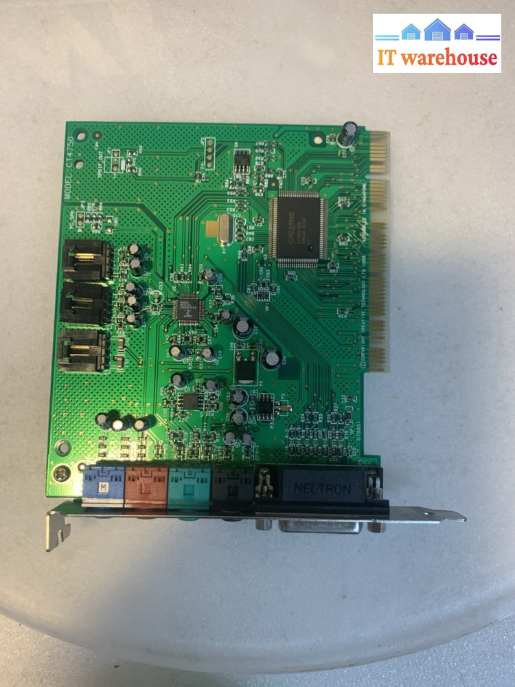 Lot of 3 Creative Labs CT4750 128 PCI 4-Channel 16-Bit Sound Blaster Card