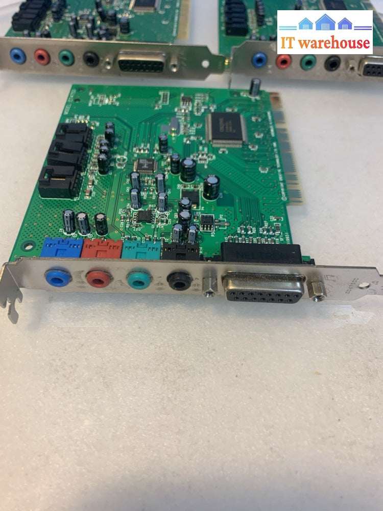 Lot of 3 Creative Labs CT4750 128 PCI 4-Channel 16-Bit Sound Blaster Card