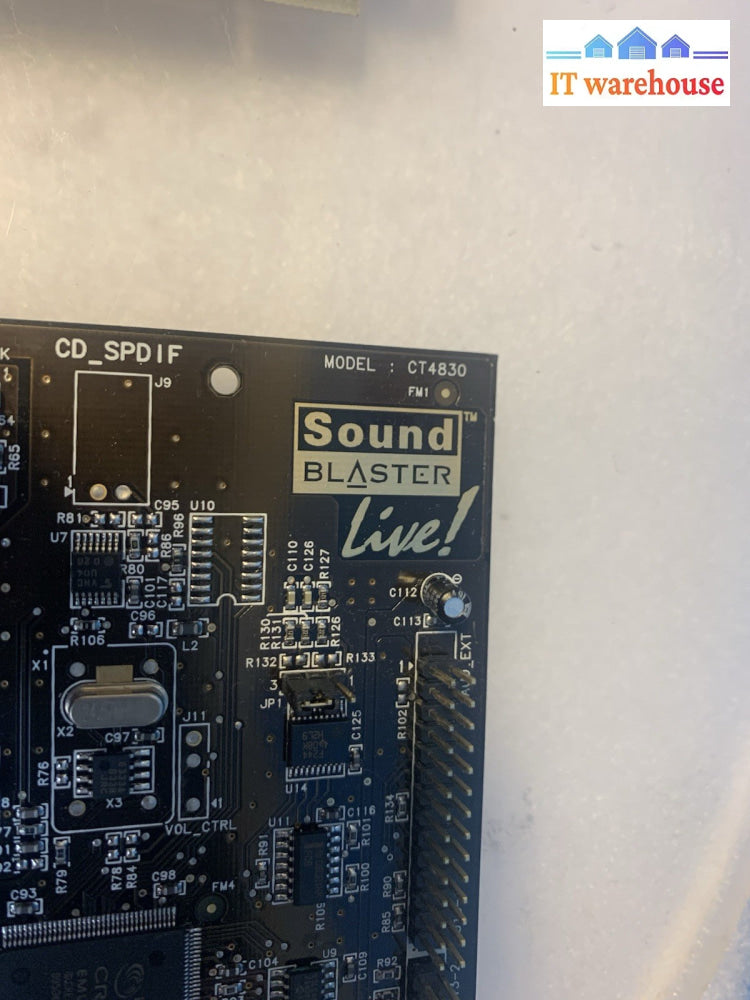 Lot of 3 Creative Sound Blaster Live! PCI Sound Cards CT4670 CT4830