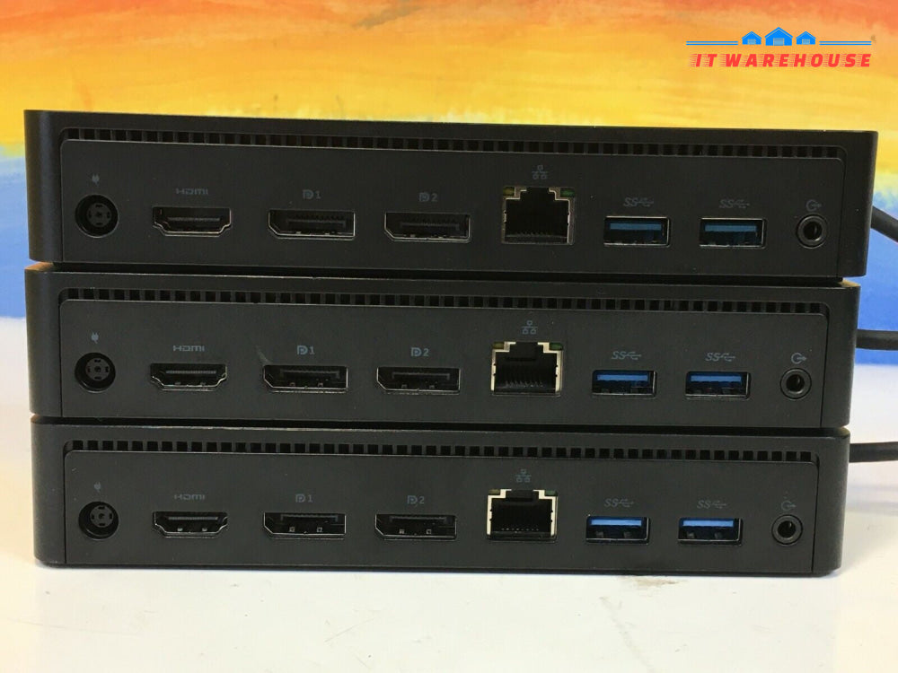 Lot of 3 DELL DOCKING STATION D6000 For repair 