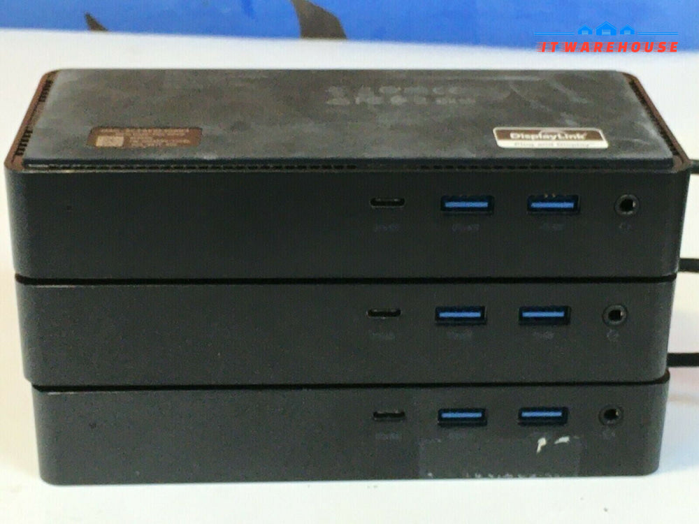 Lot of 3 DELL DOCKING STATION D6000 For repair 