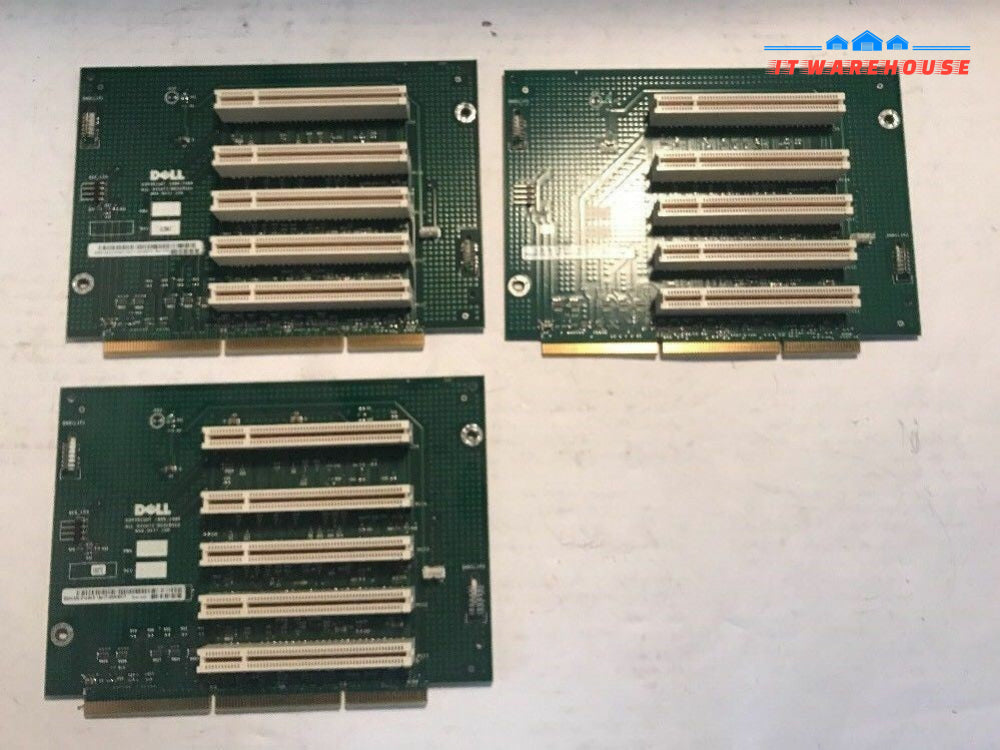  Lot of 3 Dell Optiplex (MX) 1424D 5-Slot PCI Riser Board 0001424D