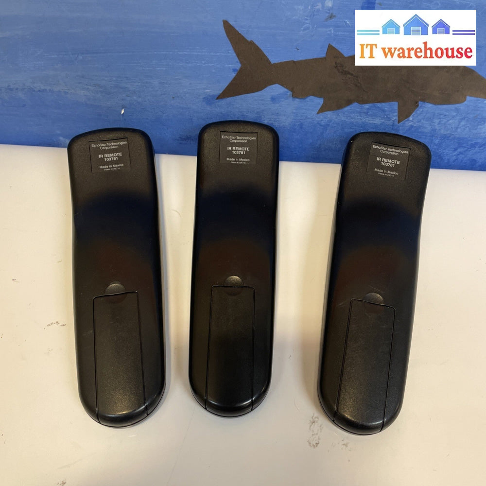 Lot Of 3 Echostar Technologies IR Remote. P/N: 103781.