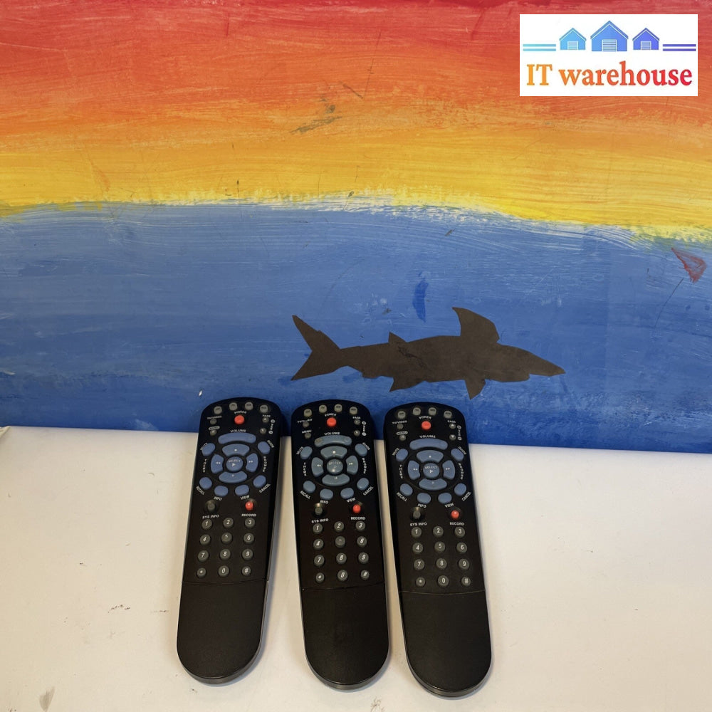 Lot Of 3 Echostar Technologies IR Remote. P/N: 103781.