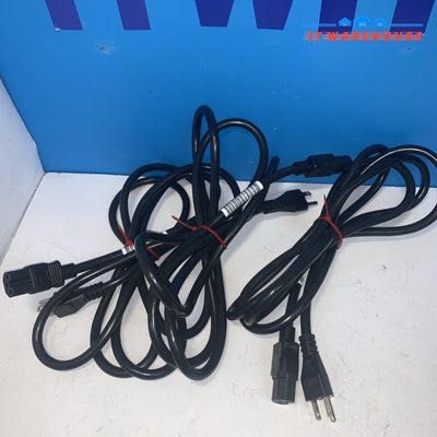 Lot of 3 HPE 8121-0914 6 ft. (1.83m) Notched 16AWG C15 3-prong Power Cord