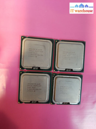 Lot Of 3 Intel Q6600 Core 2 Quad 2.4Ghz Cpu 8Mb 1066Mhz
