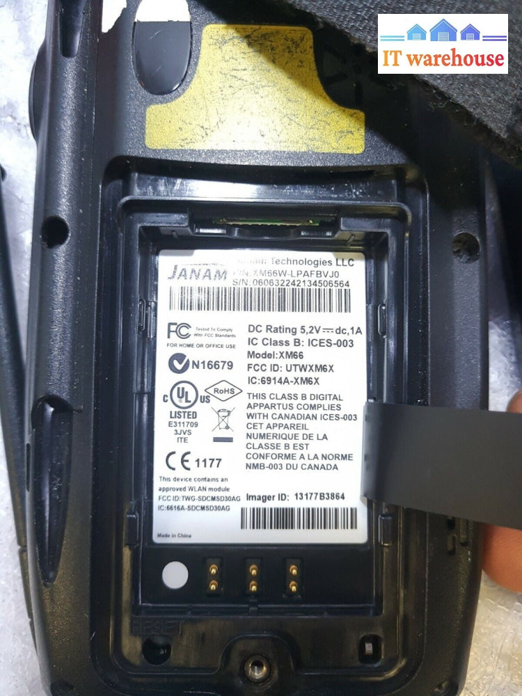 - LOT OF 3 JANAM XM66 WINDOWS MOBILE 6.1 HANDHELD COMPUTERS W/ CRD-P4 CHARGER