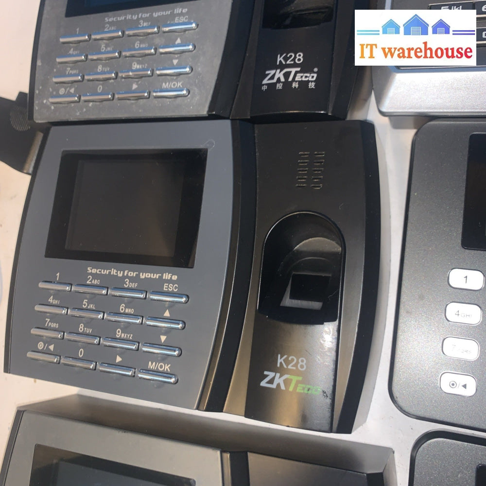 Lot of 3 K28 Fingerprint Time Attendance & others