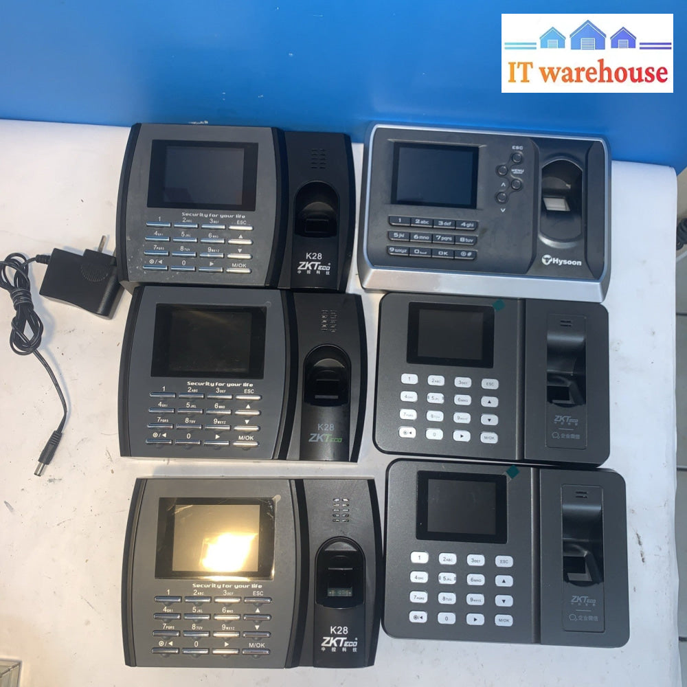 Lot of 3 K28 Fingerprint Time Attendance & others