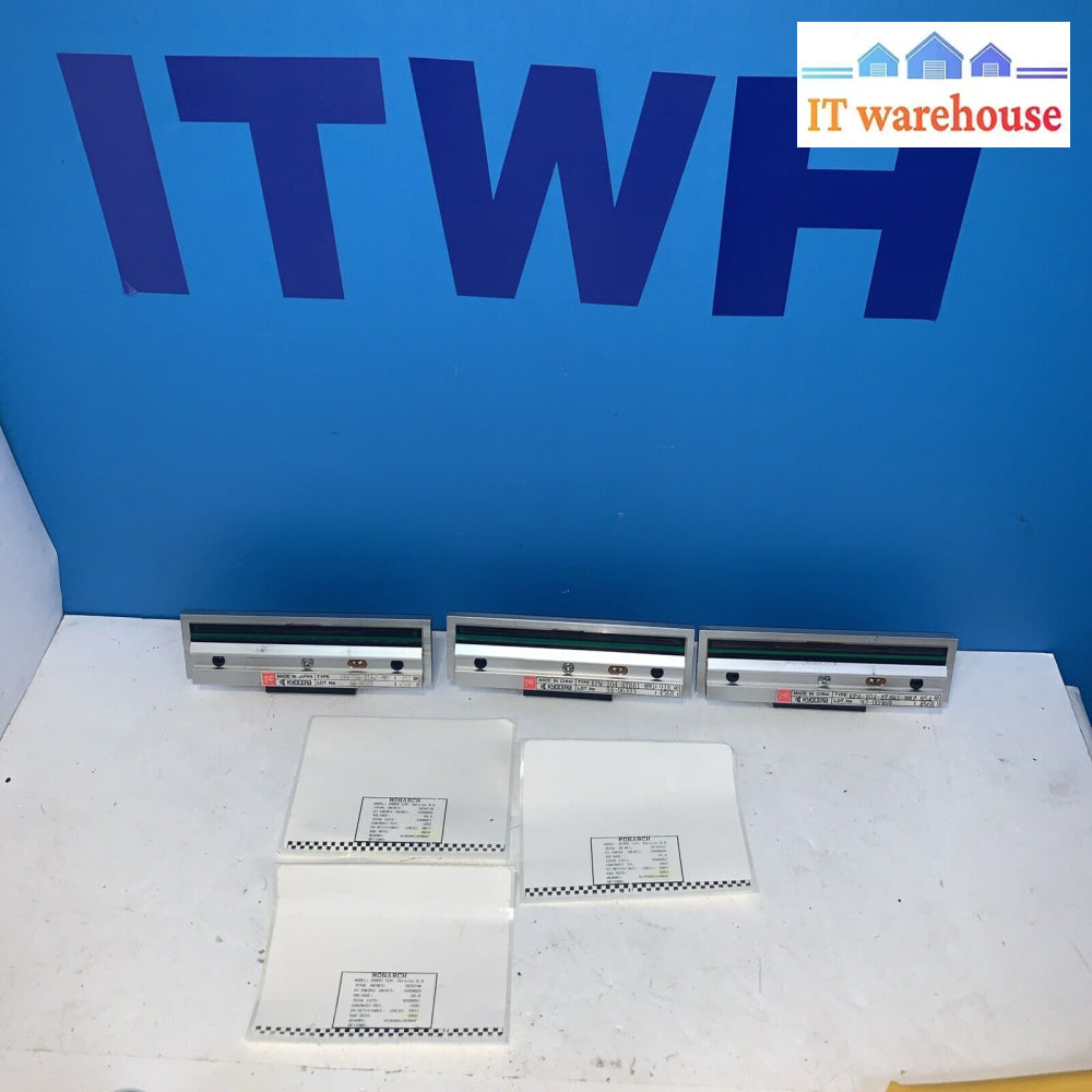 Lot of 3 KPA-104-8TAW1-MM1 & KPW-104-8TBB1-MM1 printheads
