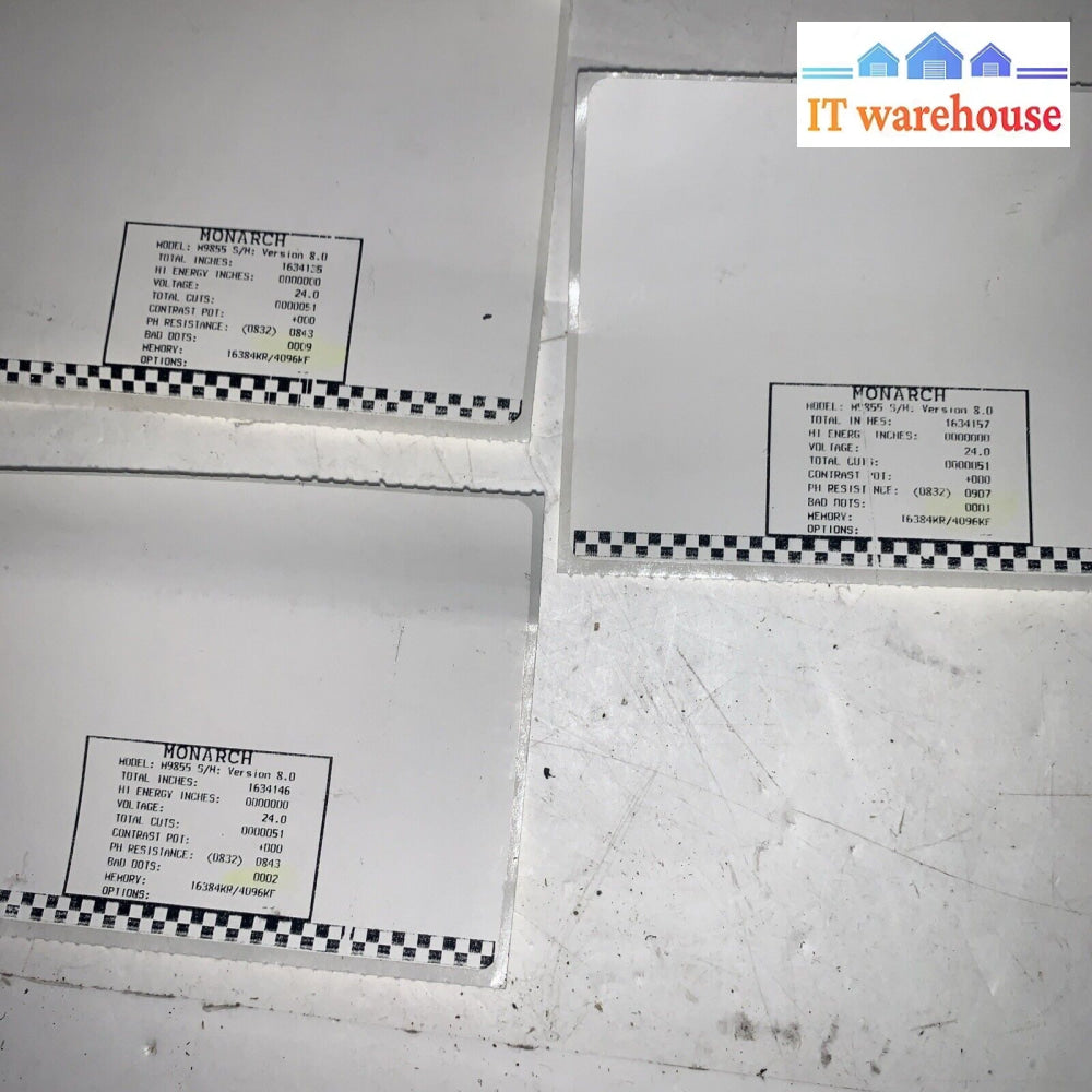 Lot of 3 KPA-104-8TAW1-MM1 & KPW-104-8TBB1-MM1 printheads