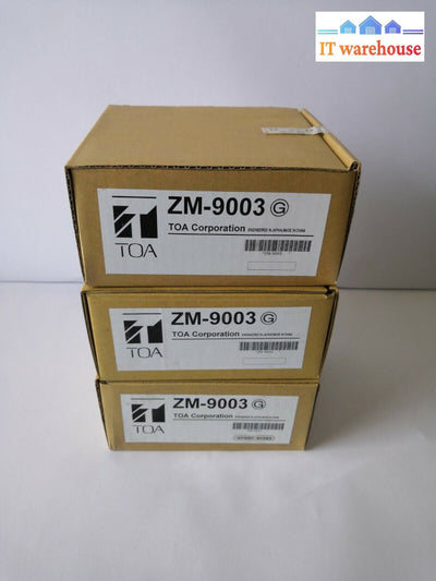 + Lot of 3 NEW - TOA Electronics Zm-9003 - 9000/9000M2 Remote Switch Panel
