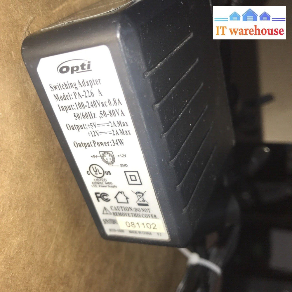 Lot Of 3 Opti Switching Adapter Pa-226 A - 12V/5V 4 Pin 2 Amp Supply I For Nex