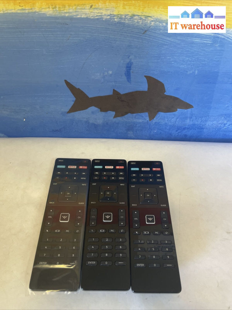 Lot Of 3 Original (1X New 2X Used) Vizio Xrt122 Tv Remote Control